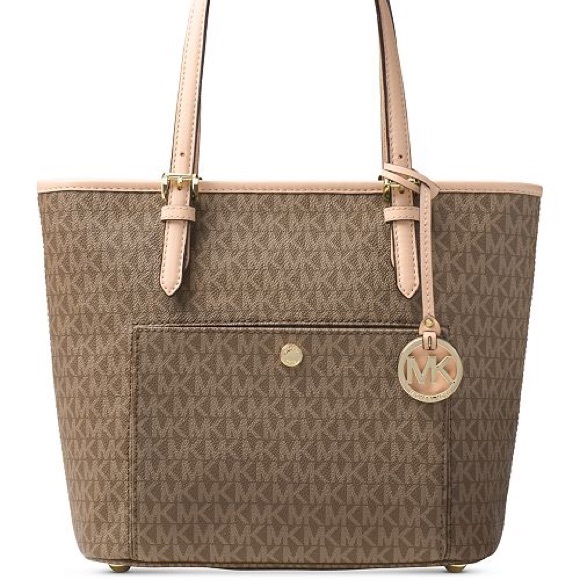 🎉 HP 🎉 Michael Kors Jet Set Large Top-zip Tote - Picture 1 of 7